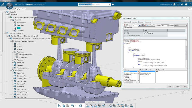 Assembly design of a combustion engine