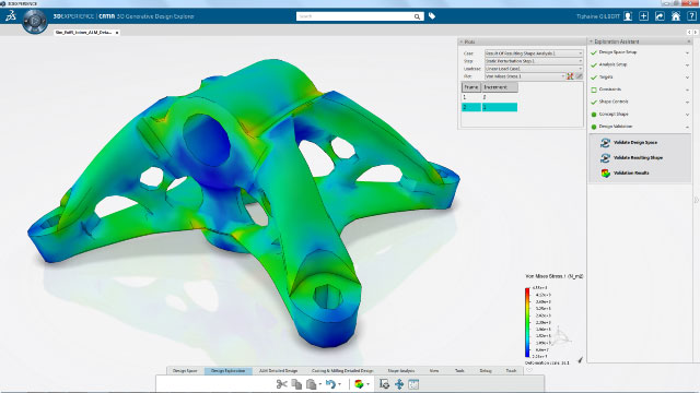 Integrated simulation in Catia and 3DEXPERIENCE