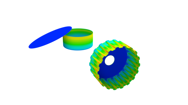 Strain simulation on a disk carrier executed with simufact forming